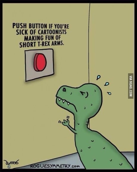 my view on t-rex jokes