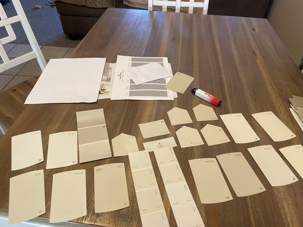 My wife chose some really exciting paint colors