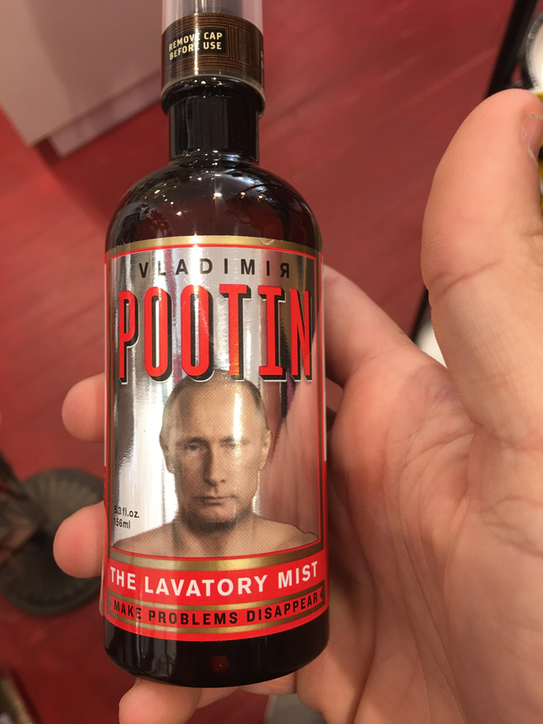 My wife didnt approve of our new bathroom scent