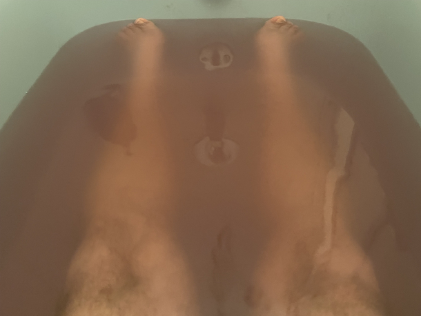 My wife gave me bathbomb for Valentines called LUNA Pretty sure they should have called it WATERBIRTH