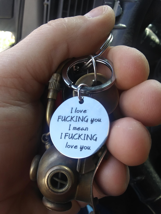 My wife got me a new key ring