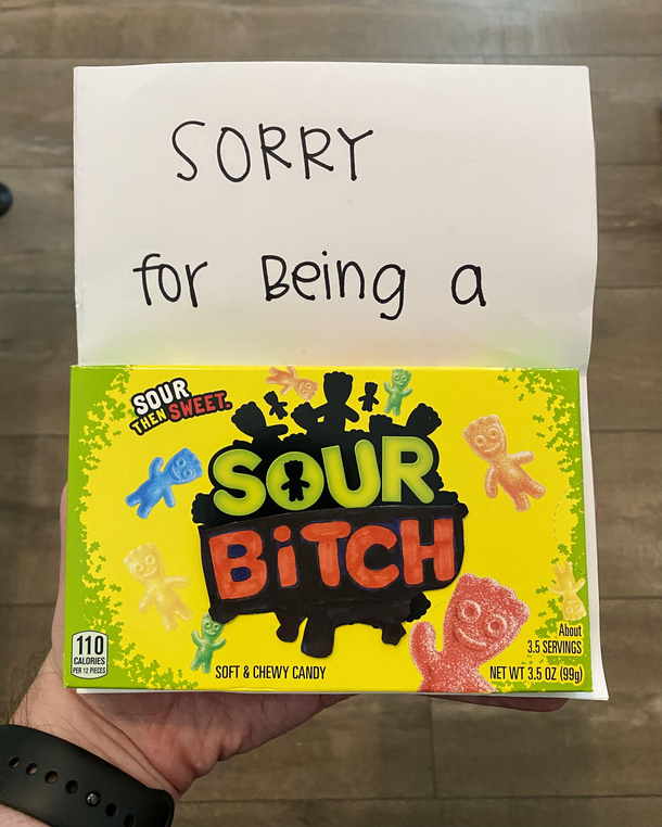 My wife left this on my pillow 