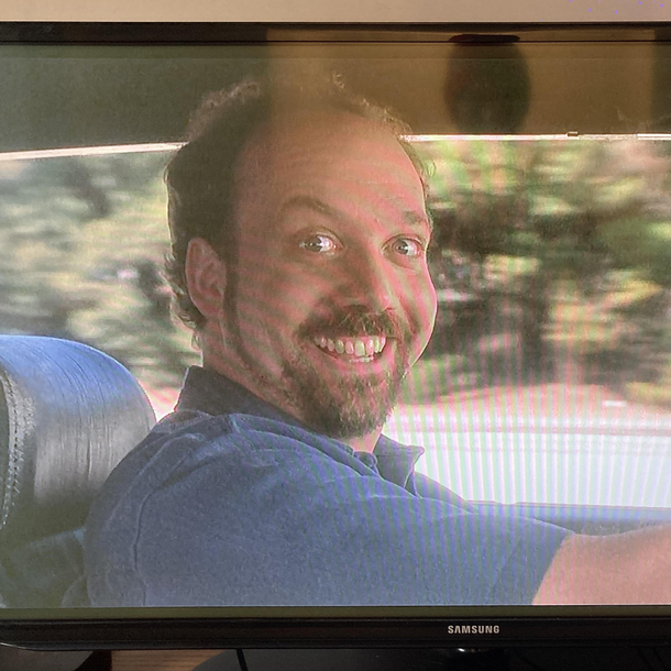 My wife paused the movie and I came back to this face on the screen 