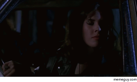 My wife reaction when we got pulled over and I told her to charm us the way out of a ticket