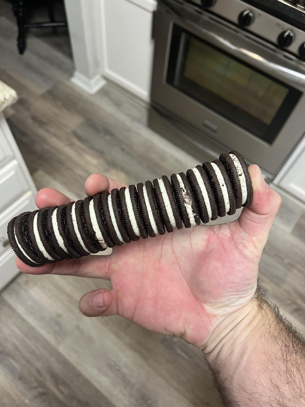 My wife said to just grab a handfulShe didnt realize I could grip the whole row one handed