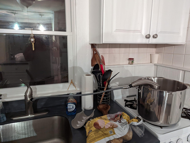 My Wife wanted a pot filler so I got her this and now she wont talk to me