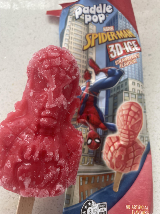 My  year old are those spideys lips