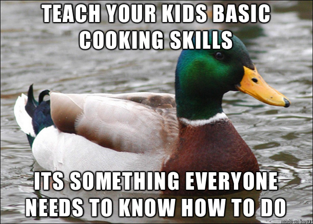 My  year old brother had to ask me to teach him how to make K-D he didnt know how to follow the instructions even Come on Parents