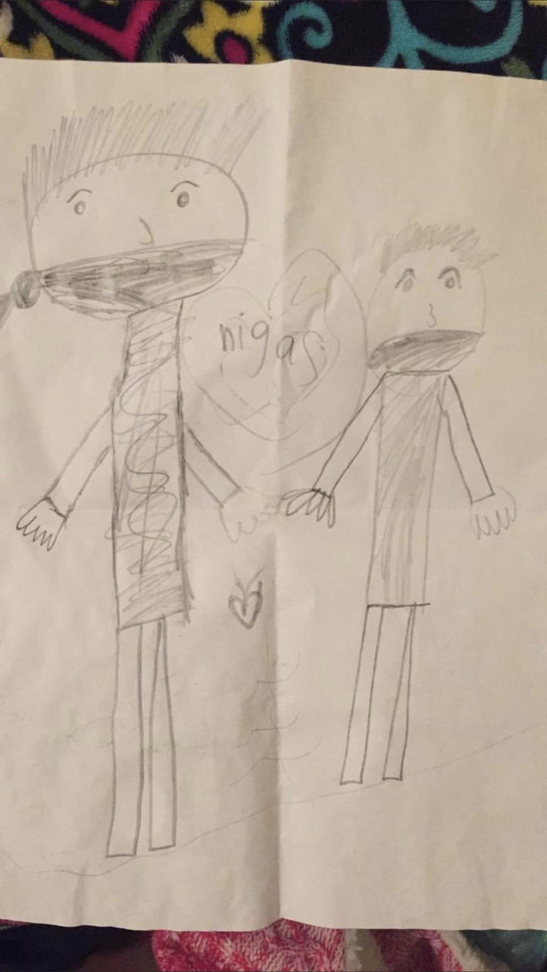 My  year old drew some ninjas