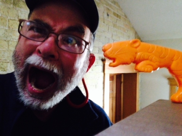 My  year old father recently discovered the selfie