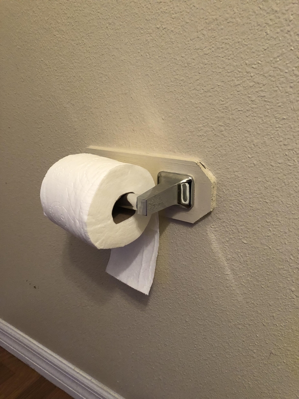 My  year old replaced the toilet paper today I dont know how to tell him hes not my son anymore