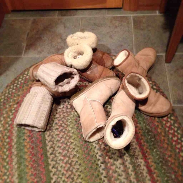My  year old sister has her friends over
