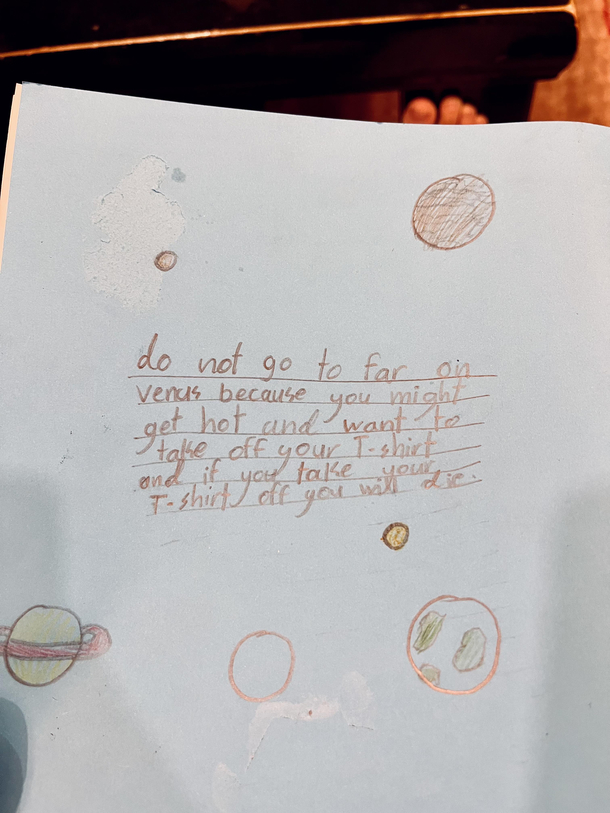 My yo sisters informational packet on planets