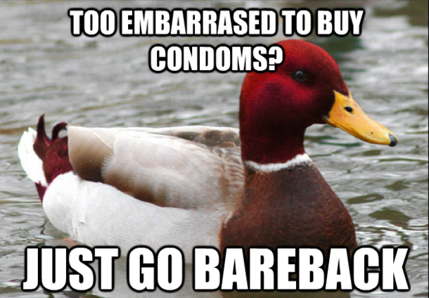 My younger brother asked me to buy him condoms 
