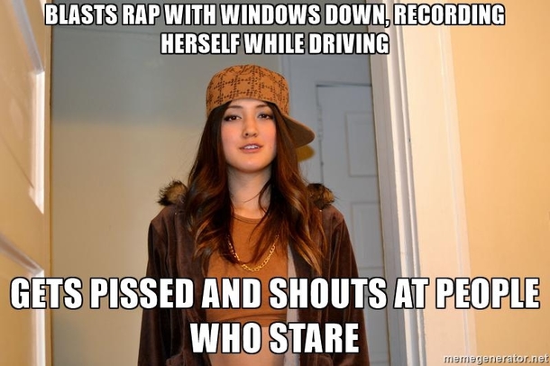 My younger sister thinks shes hood