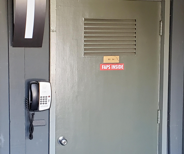 Mysterious room at the hotel were staying at