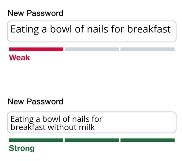 Nails are crunchy