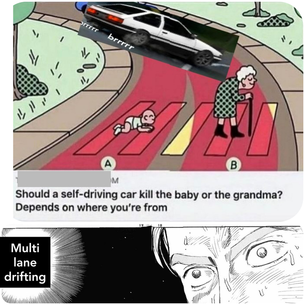 Multi-car drifting - Meme Guy