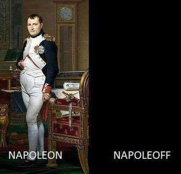 Napoleon do be off today