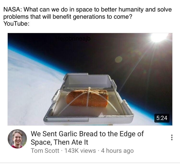 NASA vs YouTube