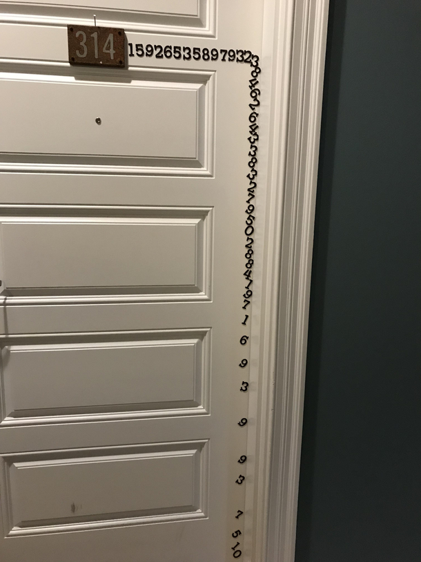 Naturally what you do if you live in apartment 