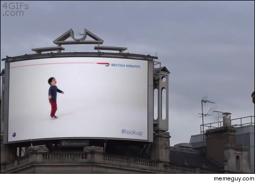 Neat animated billboard