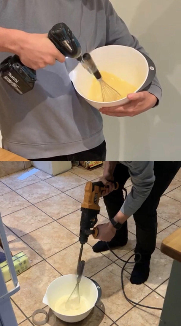 Needed an electric Whisk for baking then the battery screwdriver died