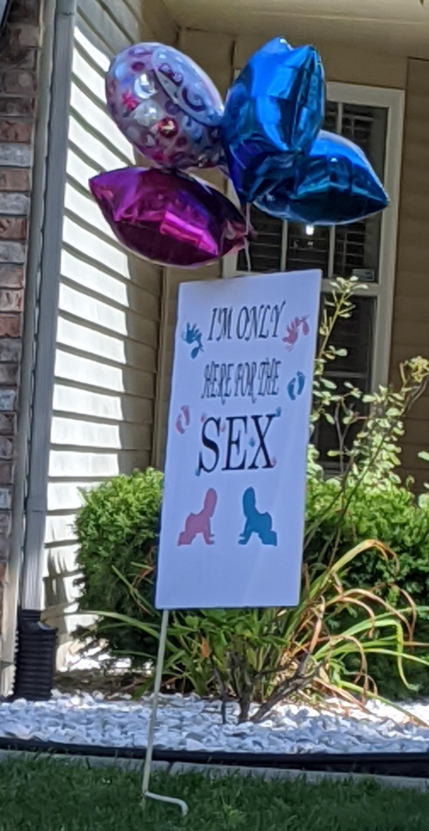 Neighbors are having a party