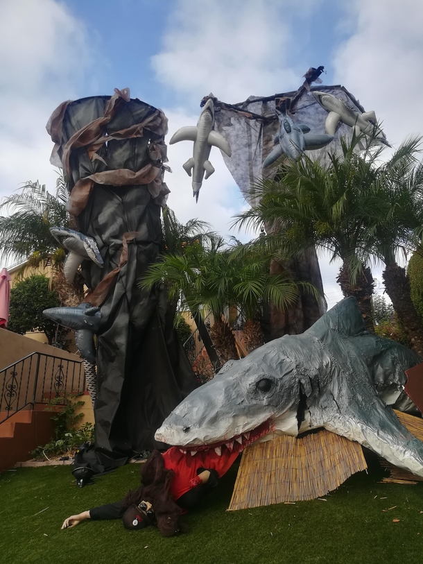 Neighbors Halloween decorations
