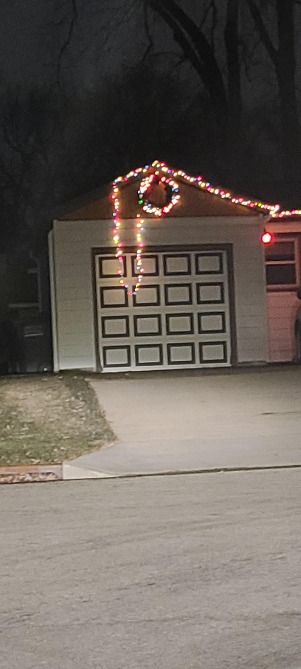 Neighbors lights are looking a little limp