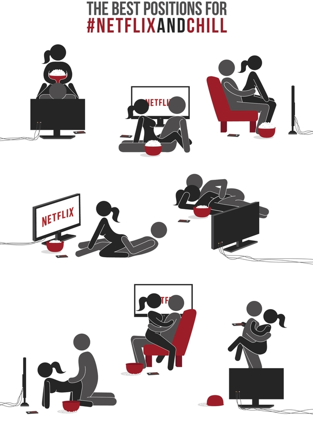 Netflix And Chill Positions Meme Guy