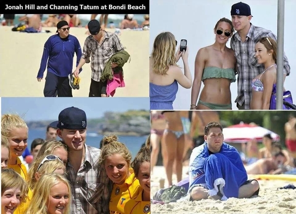 Never bring Channing Tatum to the beach