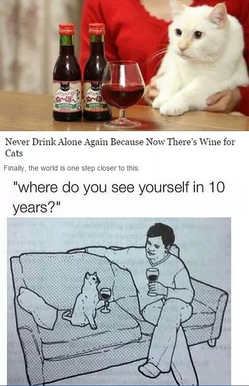 Never drink alone again