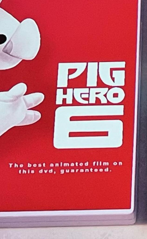Never noticed this statement on one of DVD bootlegs in Zootopia