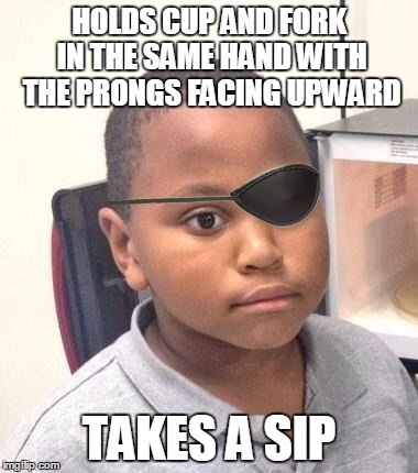 Never saw it coming