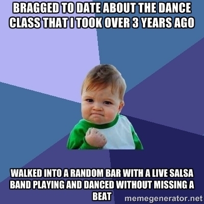 Never underestimate the power of salsa