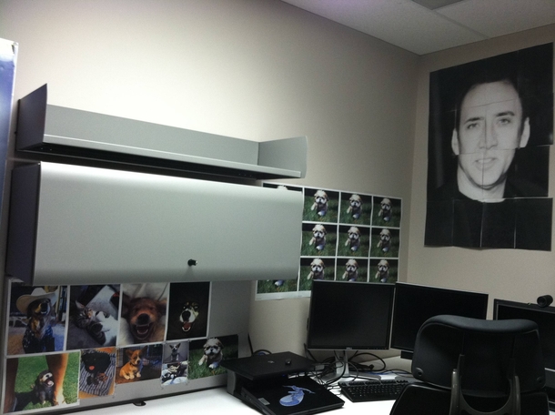 New employee starts Monday we have his desk ready