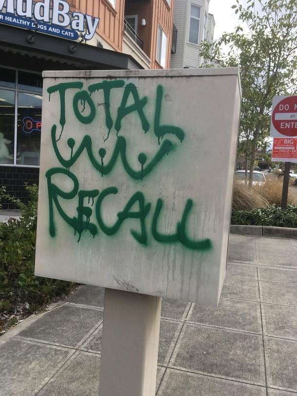 New gang is tagging in my hood
