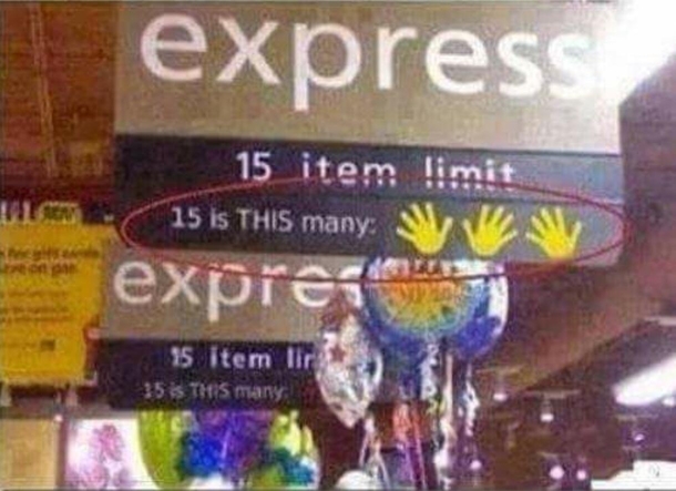 New sign at Wallmart The end of civilization