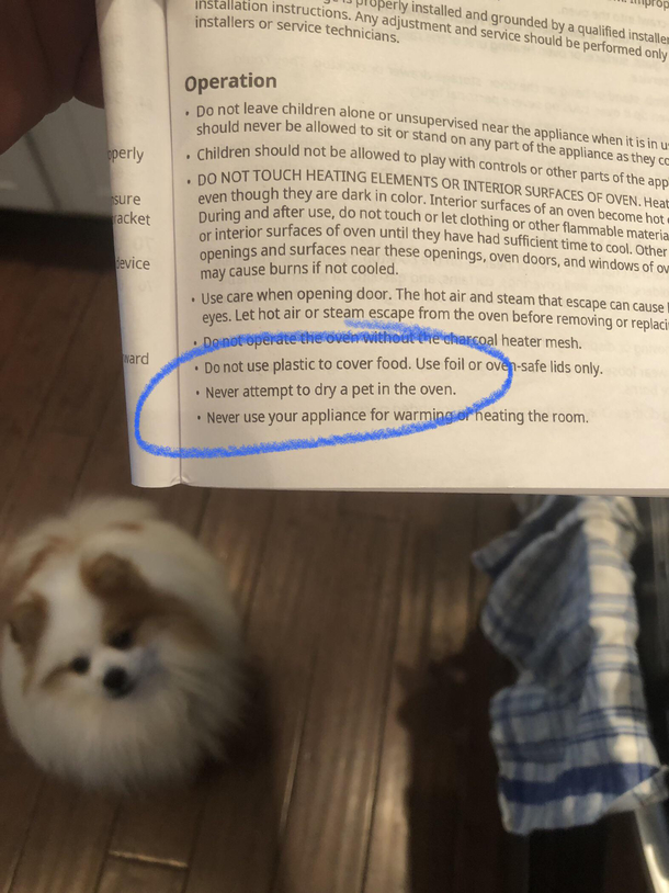 New stove good thing I read instructions