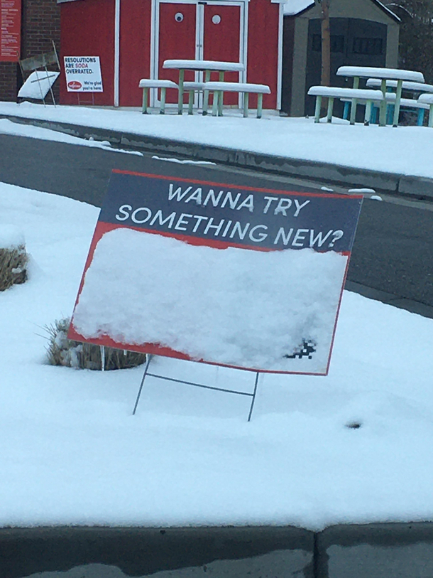 New things are off limits for the winter