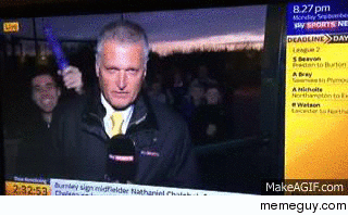 News reporter gets a dildo stuck into his ear
