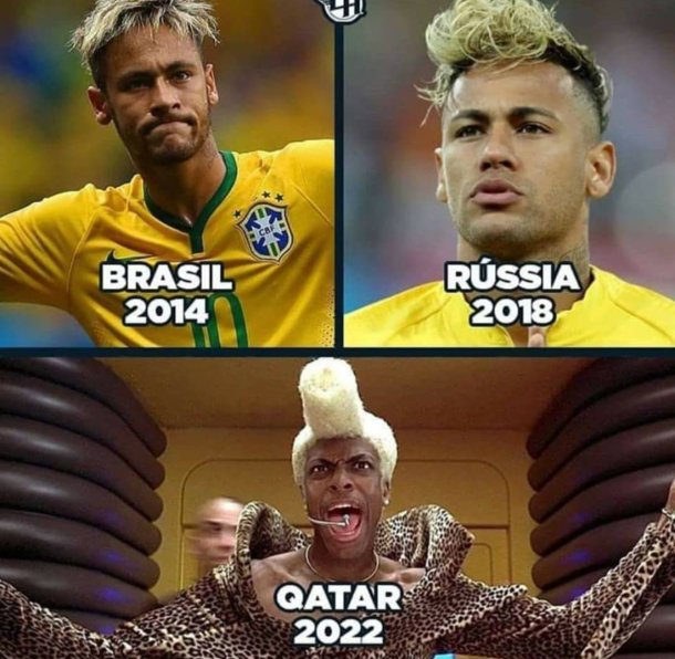 Neymar Brazil hair style