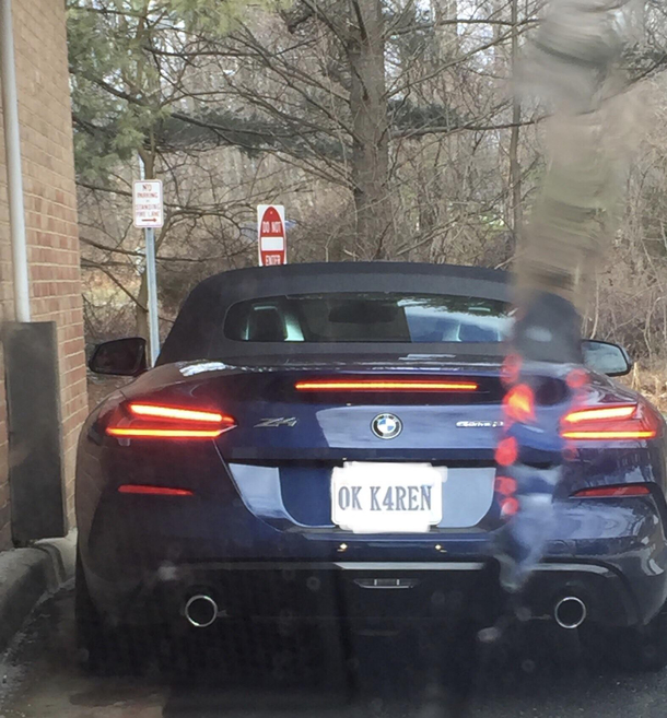 Nice car License plate is better