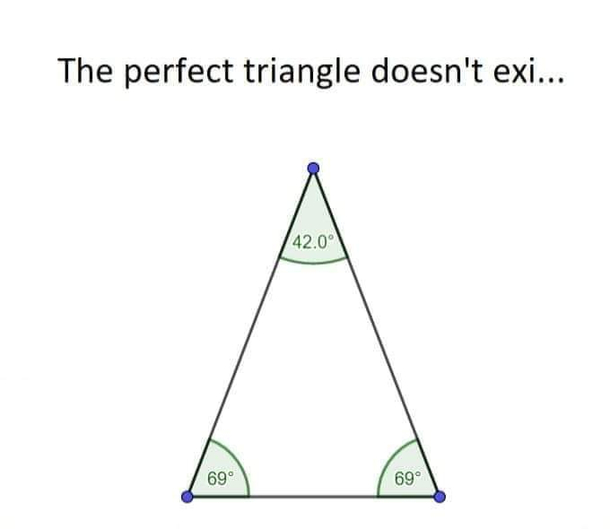 Nice triangle