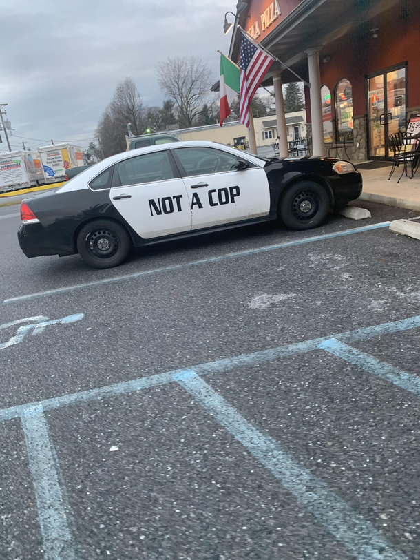 Nice try officer