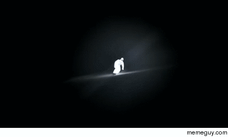 Night Snowboarding in an LED suit