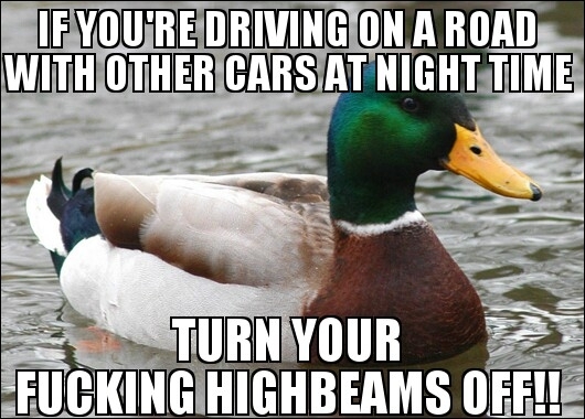 Night time driving