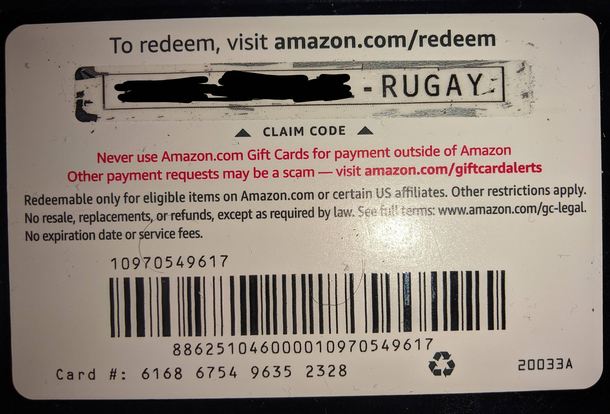 No Amazon Im not
