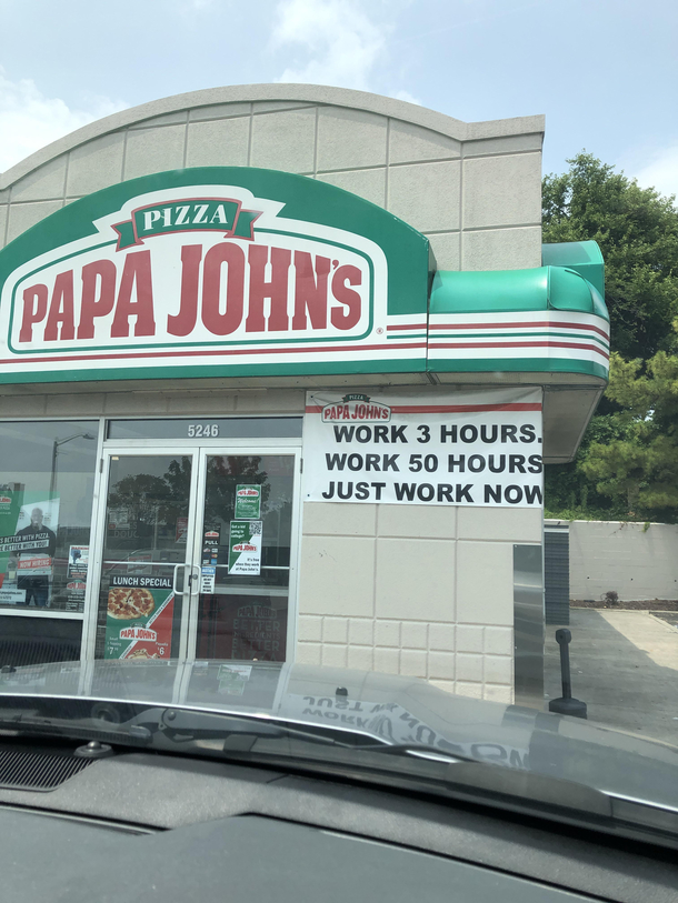 No benefits no livable wage but plenty of hours to work your life away